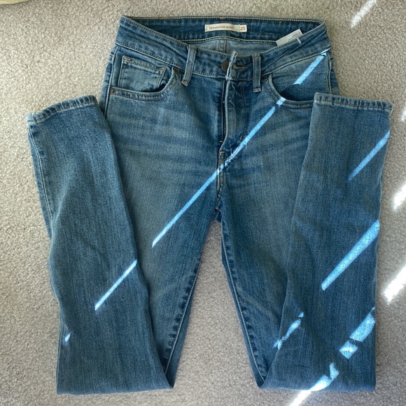 Womens Levis 25 w 30 L. 721 high rise skinny - Picture 3 of 4